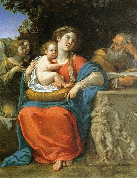 Francesco Albani The Holy Family Spain oil painting art